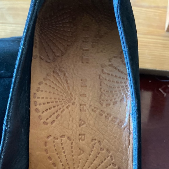 Chie Mihara black chunky suede shoes   sz 38.5 - Picture 4 of 8